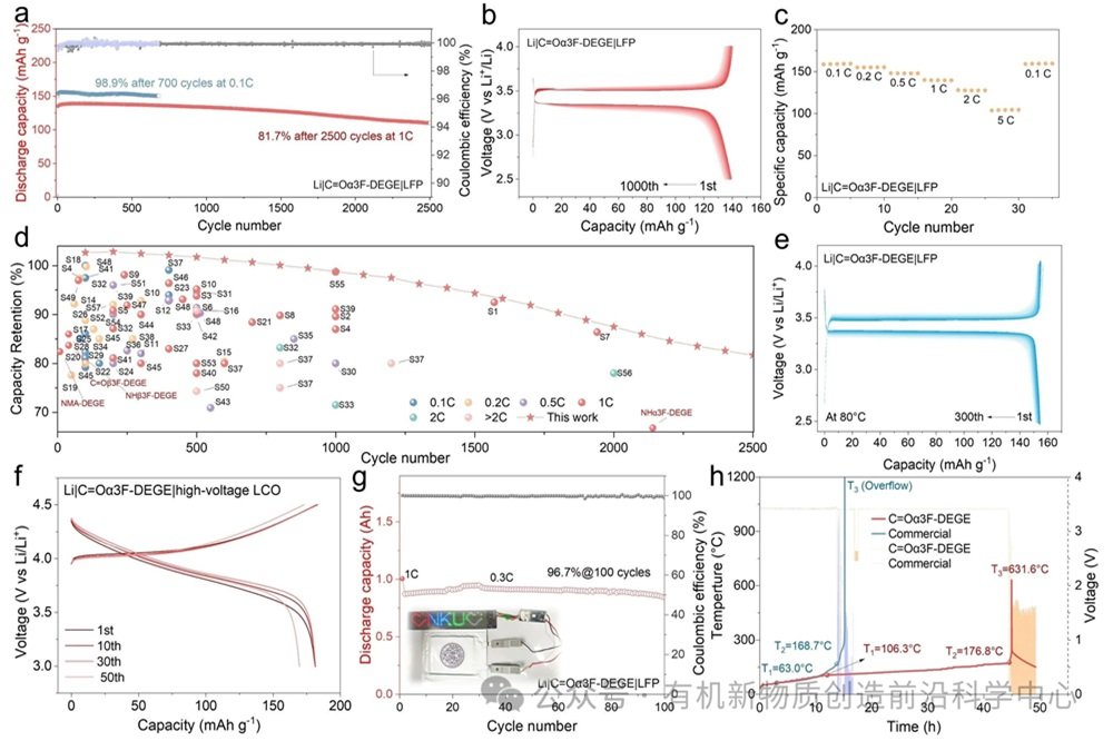 南開大學(xué)重磅成果:基于低共熔凝膠電解質(zhì)的長壽命固態(tài)鋰電池