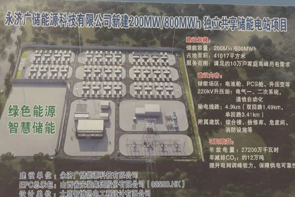 總投資8億元！山西永濟這一獨立共享儲能電站項目三季度投運
