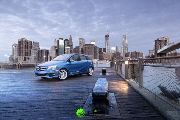 百公里加速不足10秒 組圖：奔馳B級(jí)電動(dòng)汽車