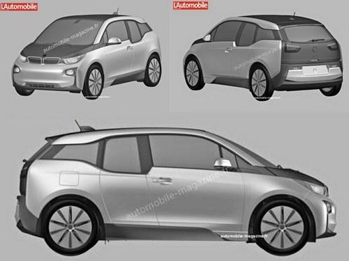 混動/電動版同售 寶馬i3量產版申報圖