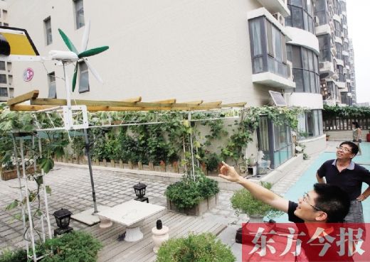 環保達人自己在家發電太陽和風都是“免費”電源