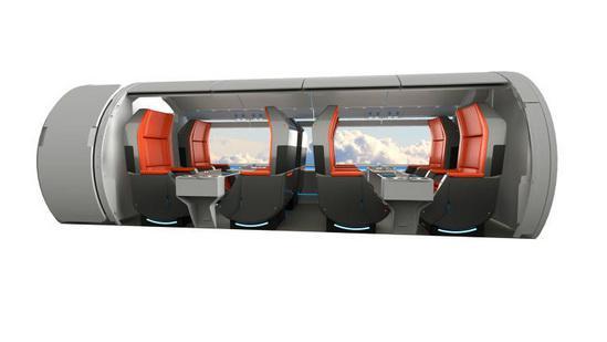 超級高鐵列車細(xì)節(jié)：比飛機(jī)頭等艙還豪華