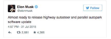 Model S將升級 加入自動泊車和高速自動駕駛 Model S將升級 加入自動泊車和高速自動駕駛