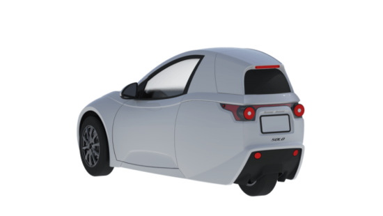 加拿大公司推出單人三輪電動汽車 續航120公里