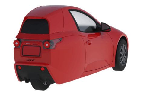 加拿大公司推出單人三輪電動汽車 續航120公里