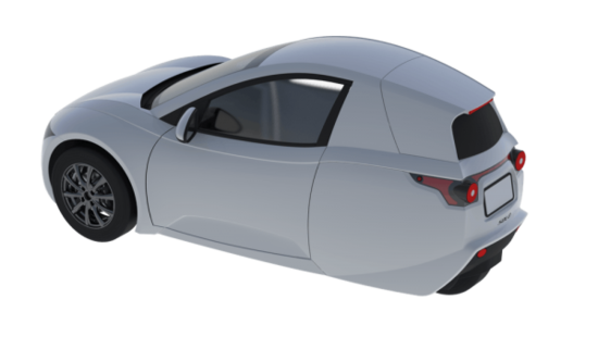 加拿大公司推出單人三輪電動汽車 續航120公里