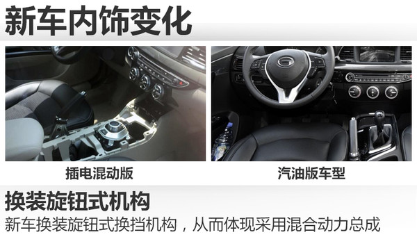 廣汽傳祺“電動車”實車曝光 旋鈕式換擋
