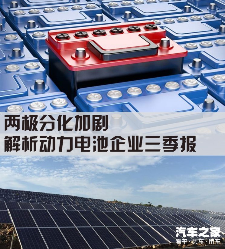 兩極分化加劇 解析國內動力電池公司三季報 兩極分化加劇 解析國內動力電池公司三季報