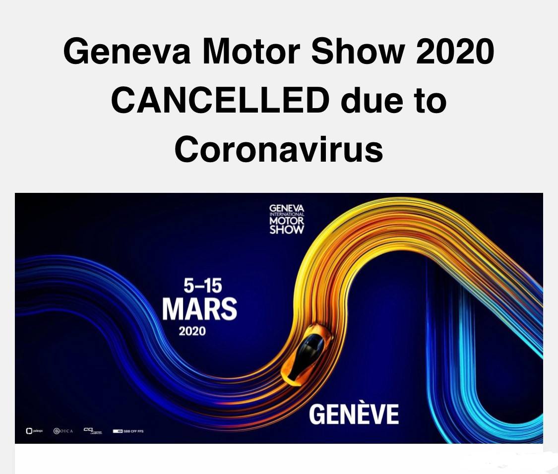 變為線上發布 日內瓦車展取消加速數字化營銷