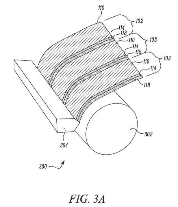 特斯拉在專利申請中發(fā)布的相關圖紙