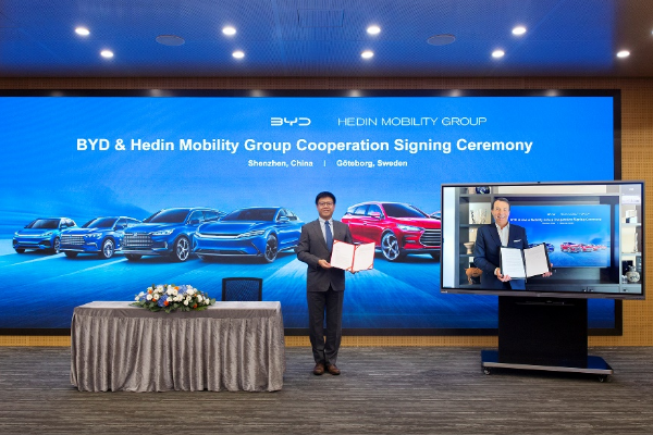 比亞迪宣布進(jìn)入德國(guó)及瑞典市場(chǎng) 首批車(chē)輛第四季度交付