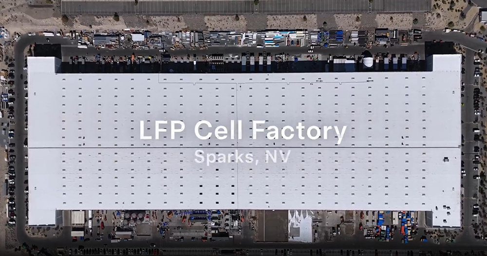 特斯拉北美首座磷酸鐵鋰電池廠即將完工