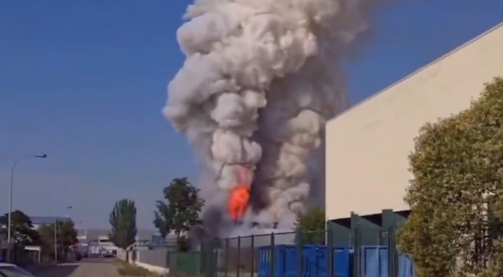 社交媒體上流傳的視頻截圖