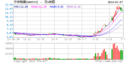 萬向錢潮電動車概念遭爆炒 風險大于機會