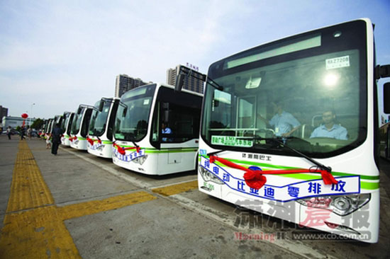 湖南長(zhǎng)沙今年新增并主推40輛純電動(dòng)大巴車 