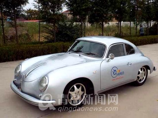 山東即墨產(chǎn)純電動(dòng)車亮相 酷似復(fù)古保時(shí)捷
