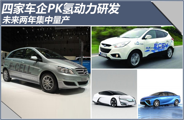 四家車企PK氫動力研發 未來兩年集中量產