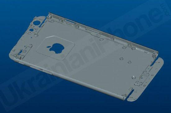 蘋果iPhone6工業渲染圖曝光 全鋁機身厚度僅6毫米