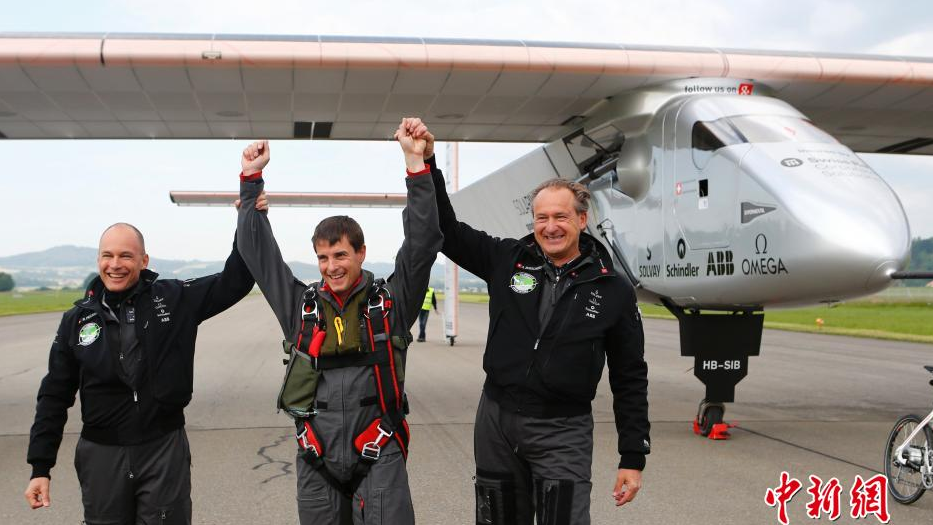 全球最大太陽能飛機瑞士首飛 寬72米1.7萬塊電池 