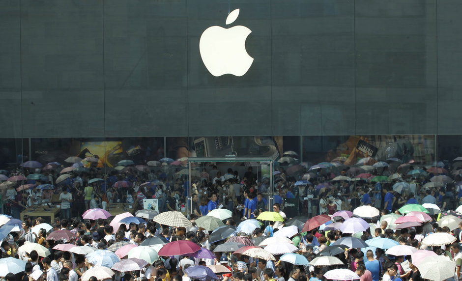 apple雄起！重慶首家蘋果直營開幕三千人排隊搶購