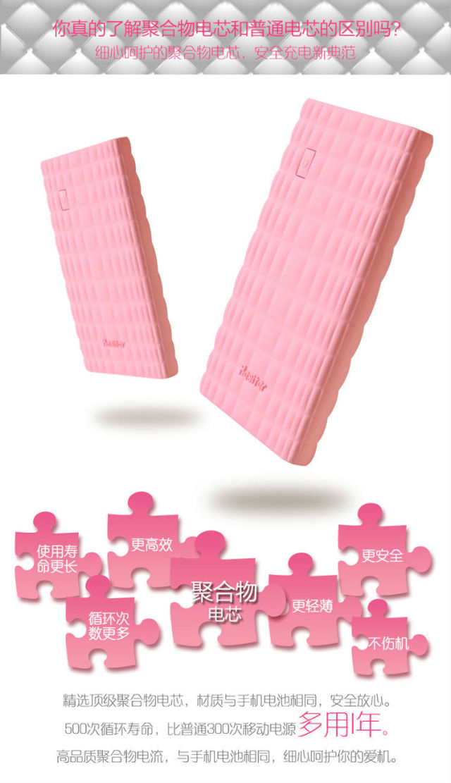 讓她心動(dòng)的神秘大禮 全球最受歡迎女性時(shí)尚移動(dòng)電源