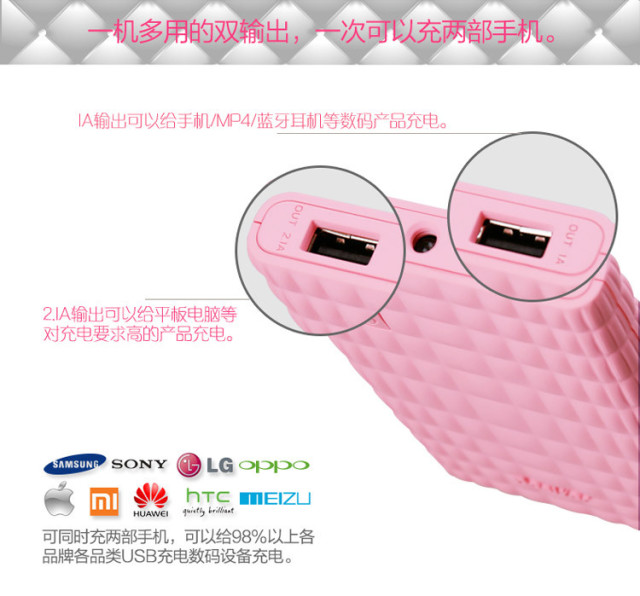 讓她心動(dòng)的神秘大禮 全球最受歡迎女性時(shí)尚移動(dòng)電源