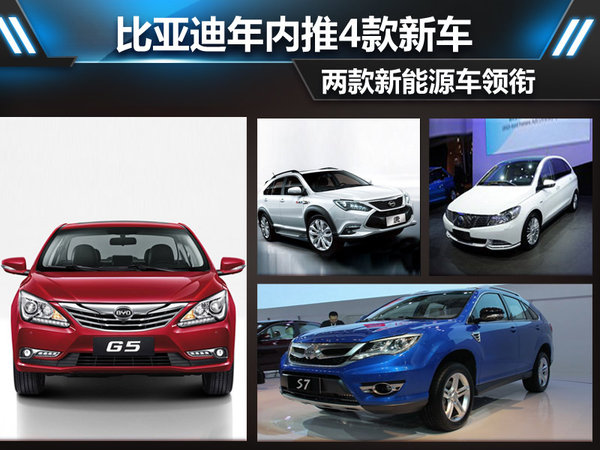 比亞迪年內(nèi)推4款新車(chē) 兩款新能源車(chē)領(lǐng)銜