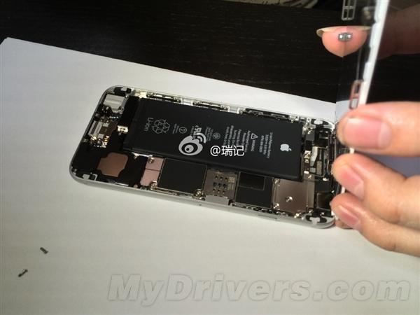 iPhone 6拆解照曝光：電池容量?jī)H1810mAh