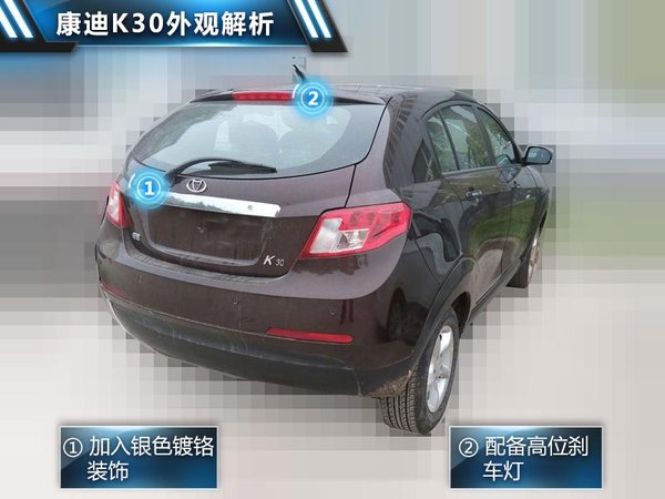 吉利帝豪A級車-換標康迪 打造純電動車