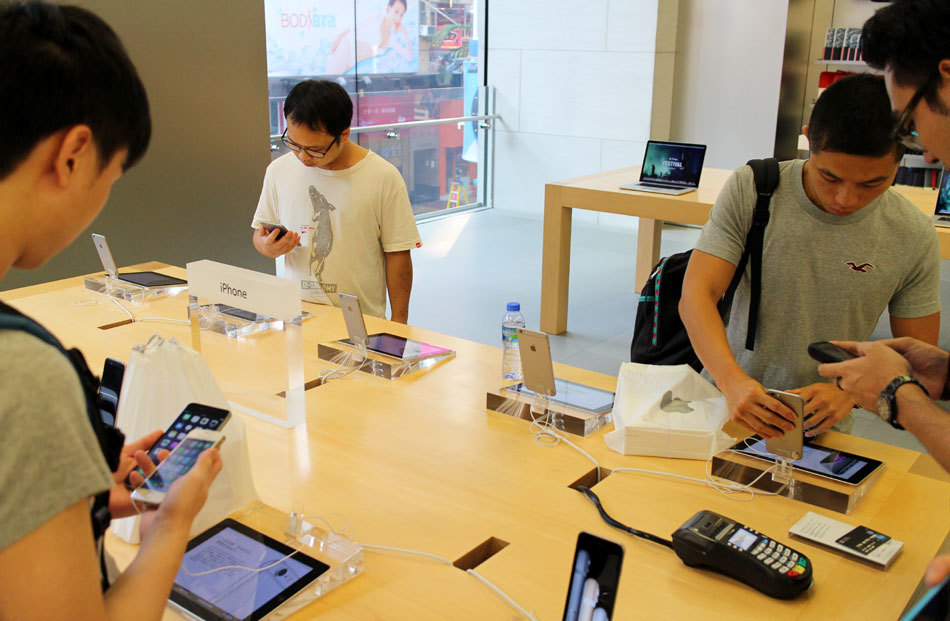 蘋果iPhone 6香港發(fā)布當(dāng)日：黃牛猖獗加價(jià)收貨