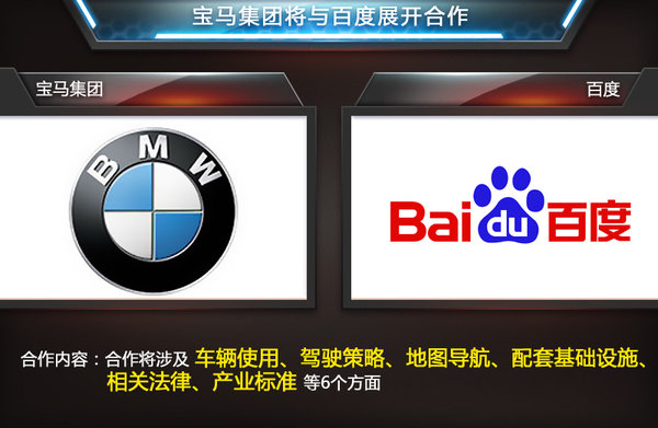 寶馬，百度牽手合作：研發(fā)自動駕駛涉及6大項目