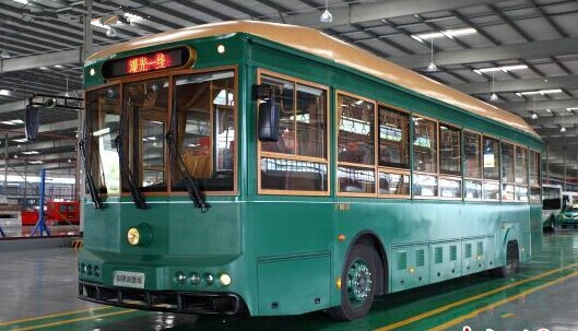 “珠海造”純電動觀光巴士運北京 十一運營