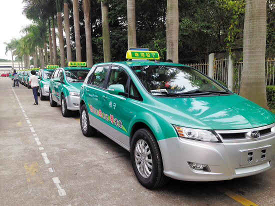 珠海公交集團30輛比亞迪e6純電動出租車投入運營 