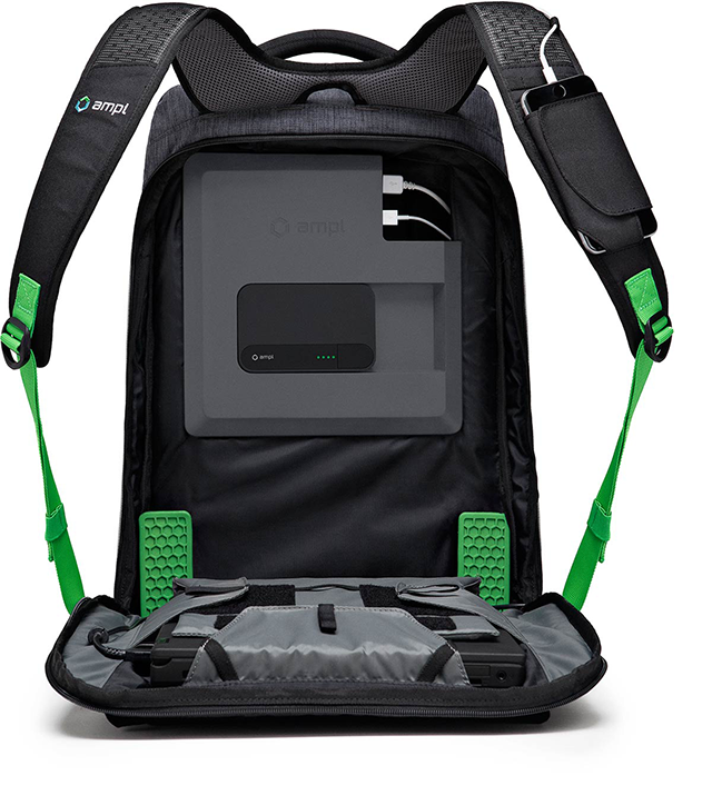 “AMPL”一款智能化的充電背包 隨時隨地有電