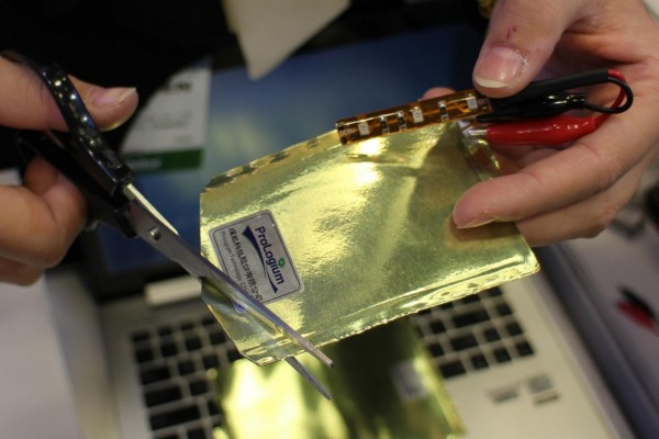 臺灣輝能科技推出新型軟性鋰電池材料