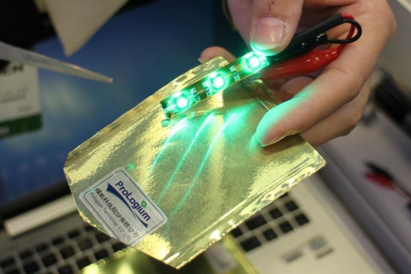 臺灣輝能科技推出新型軟性鋰電池材料