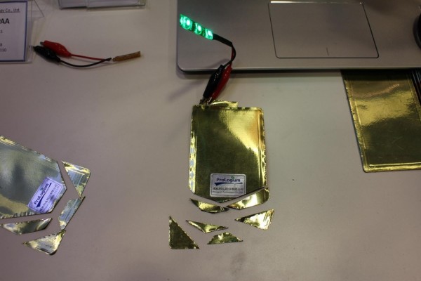 臺灣輝能科技推出新型軟性鋰電池材料