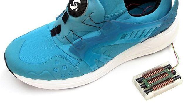 這鞋子走路就可發電 還能為可穿戴設備供電