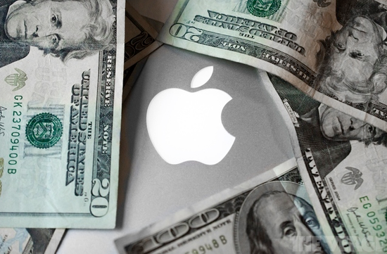 蘋果市值突破7600億美元 超第2名?？松梨?倍