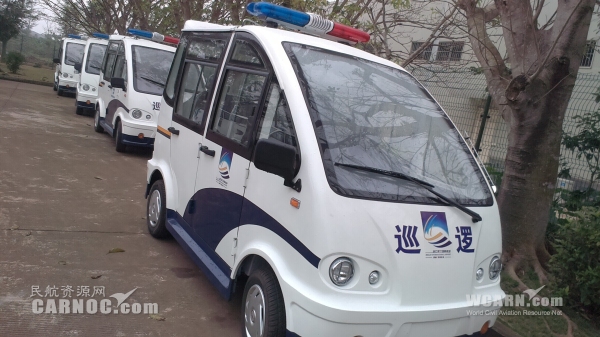 海南海口美蘭國際機場首批環保純電動車投用