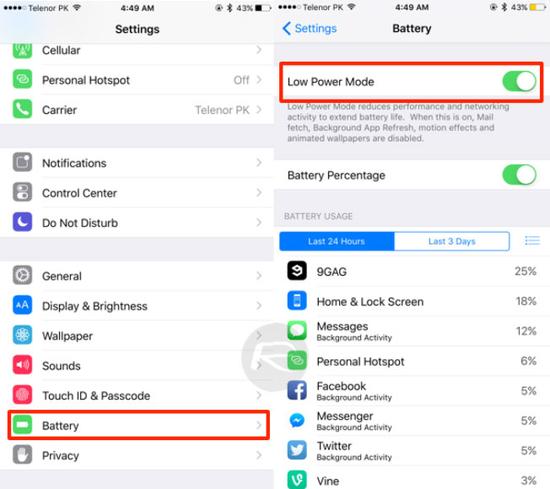 iPhone續(xù)航暴漲3小時  iOS 9如何讓蘋果更省電？