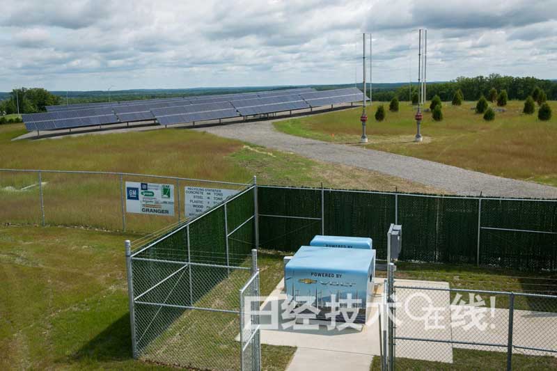 GM將“沃藍達”的舊電池作為固定式電池梯次再利用