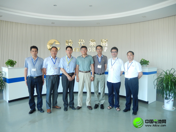 王子冬考察時代高科 電池水份處理技術受贊 王子冬考察時代高科 電池水份處理技術受贊