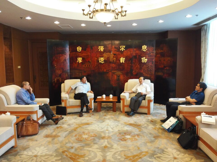 陳清泰會見大眾汽車集團(tuán)中國執(zhí)行副總裁張綏新