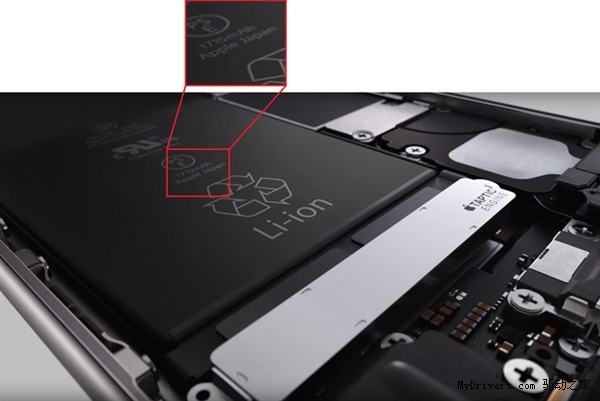 iPhone 6s電池容量確認(rèn)為1715mAh！真的要比6小
