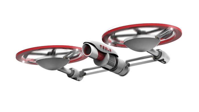 特斯拉無人機亮相：充電20分鐘飛行1小時