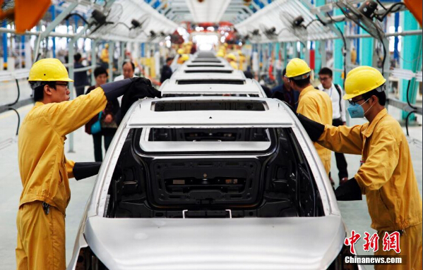 中國先進(jìn)水平新能源汽車生產(chǎn)線在威海投產(chǎn)
