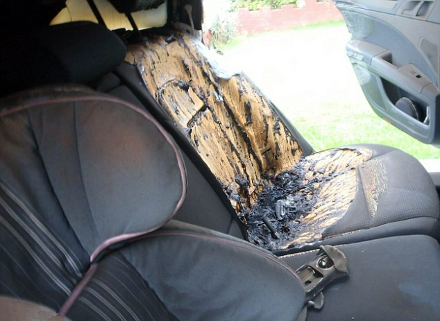 英男子電子煙充電突爆炸燒毀愛車 英男子電子煙充電突爆炸燒毀愛車