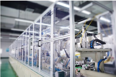 國內(nèi)首條自主研發(fā)的圓柱動(dòng)力電池智能自動(dòng)化產(chǎn)線