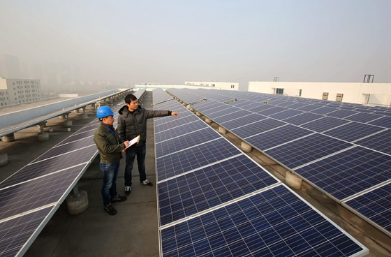 合肥新周谷堆市場建光伏發(fā)電站 分布在32個屋頂